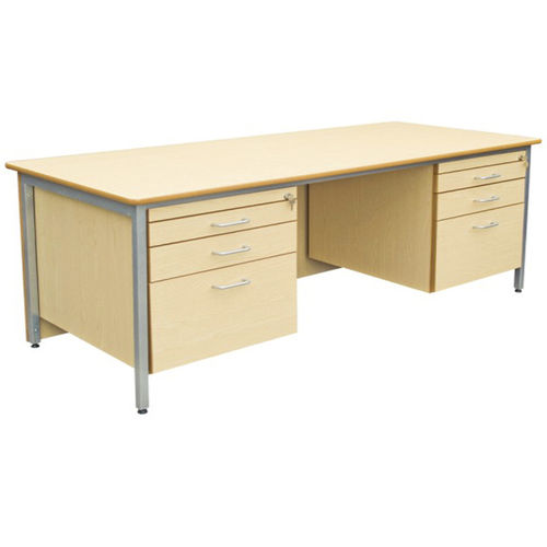 开放式办公桌 - DOUBLE PEDESTAL - ambic educational - 经典风格 / 层压材料 / 钢