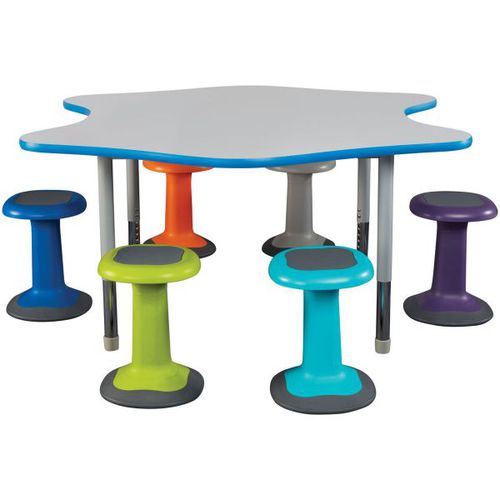 现代风格凳子 - SQUIRCLE®- ACTIVE  - Academia furnitures industries - 泡沫 / 聚丙烯 / 带橡胶底座