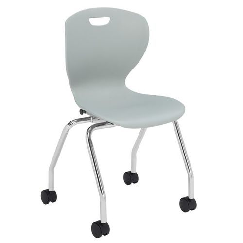 现代风格椅子 - ZED VALUE - Academia furnitures industries - 室内 / 聚丙烯 / 钢座桌脚