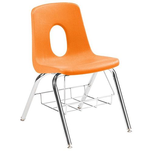 传统风格椅子 - CLASSIC WITH BOOKBASKET - Academia furnitures industries - 室内 / 聚丙烯 / 钢座桌脚