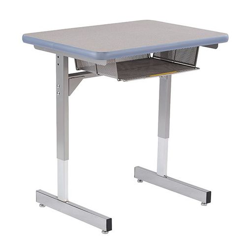 现代风格桌 - T-LEG DESK SERIES - Academia furnitures industries - 高压层压 / 塑料 / 金属桌脚