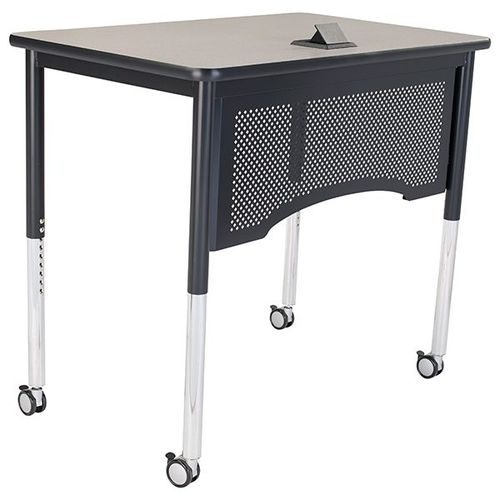 学校用办公桌 - VANTAGE SERIES  - Academia furnitures industries - 带滑轮 / 现代风格 / 钢