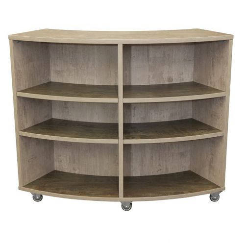 可调节书架 - CURVED - Academia furnitures industries - 屏风 / 带轮 / 现代风格