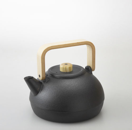 铸铁烧水壶 - HS-314S - Chushin Kobo Co., Ltd. - 胡桃木 / 白栎木