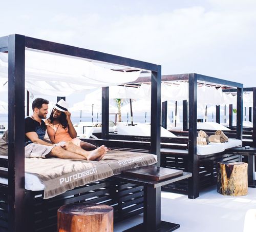 柚木折叠凉亭 - PUROBEACH - Beach Concept - 帆布屋顶 / 木质结构 / 商用