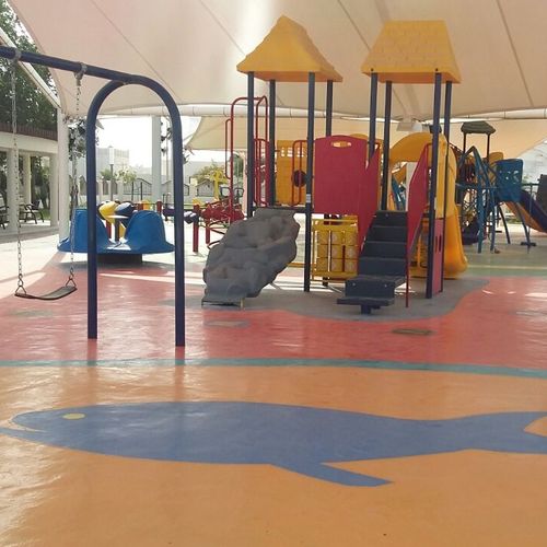 游乐场地面 - SAFEPOL SANDPROOF - KDF - Sports Flooring Production - 再生橡胶 / 聚氨酯 / 用于室外