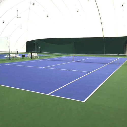 室内运动地板 - WET-POUR POLYFLEX AEL-IN - KDF - Sports Flooring Production - 丙烯塑料 / 用于运动场 / 体育活动用
