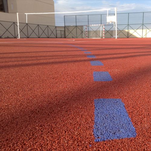户外运动地板 - COLORFLEX - KDF - Sports Flooring Production - 橡胶 / 聚氨酯 / 用于运动场