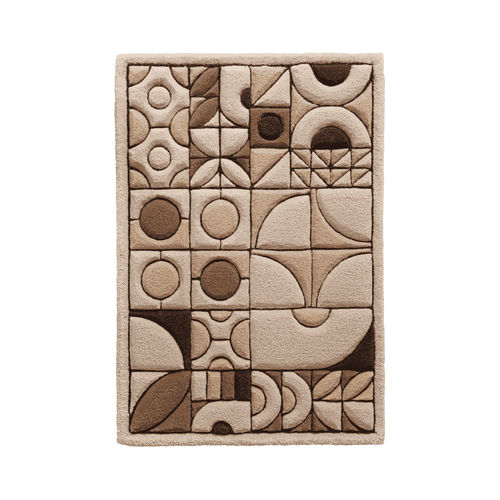 现代风格挂毯 - BAS RELIEF - Alp Carpets - 图案 / 羊毛 / 手工簇绒