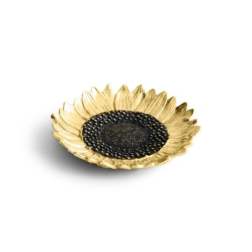 黄铜托盘 - SUNFLOWER - Michael Aram