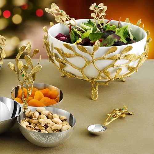 瓷质碗 - MISTLETOE  - Michael Aram - 黄铜 / 现代风格