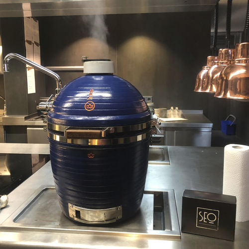 炭烧烤架 - KB10 NANO - kamado B10 Germany - 专业 / 带滑轮 / 独立式