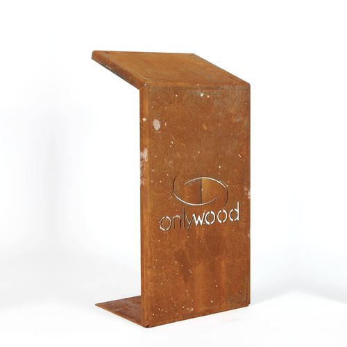 标识斜面书桌 - Onlywood - 户外 / 特种钢 / 公共空间