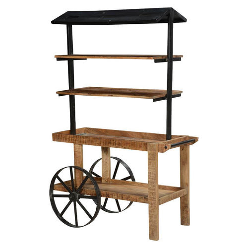 工业设计风格置物架 - SATHAS - Furniture BoutiQ - 木质 / 铁 / 用于远程工作