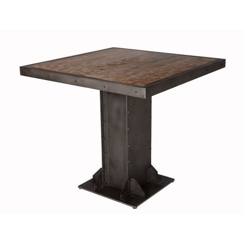 工业设计风格餐桌 - PYRAM - Furniture BoutiQ - 木质 / 铁桌脚 / 正方形