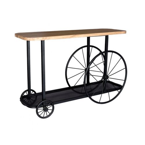 工业设计风格玄关桌 - ADDLAR - Furniture BoutiQ - 实木 / 金属桌脚 / 长方形