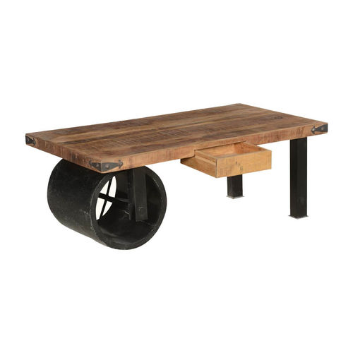 工业设计风格茶几 - KAVAN - Furniture BoutiQ - 实木 / 铁桌脚 / 长方形