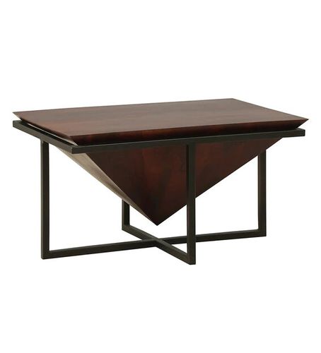 工业设计风格茶几 - YOKONE - Furniture BoutiQ - 实木 / 铁桌脚 / 长方形