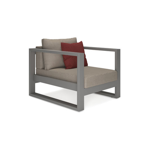 现代风格扶手椅 - AMBER - SJY FURNITURE - Sunbrella® / 腈纶织物 / 铝制