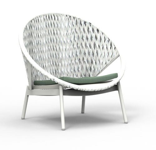 现代风格扶手椅 - EVIAN - SJY FURNITURE - Sunbrella® / 腈纶织物 / 合成藤