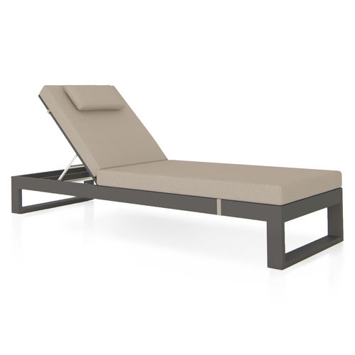 现代风格日光浴躺椅 - AMBER - SJY FURNITURE - Sunbrella® / 腈纶织物 / 铝制