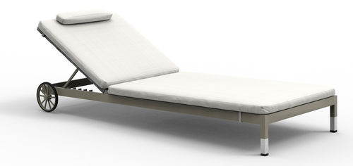 现代风格日光浴躺椅 - TACO - SJY FURNITURE - 商用 / 可调节椅背 / 带轮