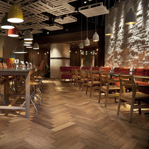 层压地板 - PRIME REYKJAVIK - Décoplus Parquets - 欧洲橡木 / 山形纹 / 涂油