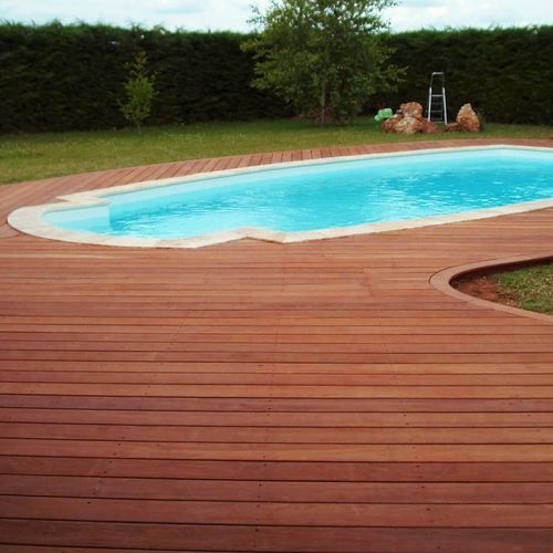 重蚁木露台地板条 - IPÉ - À VISSER - Décoplus Parquets - 仿木 / 防滑 / 商用
