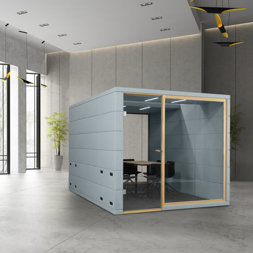声学冥想室 - MICROOFFICE QUADRIO IV - SilentLab - 用于会议 / 釉面 / 模块化