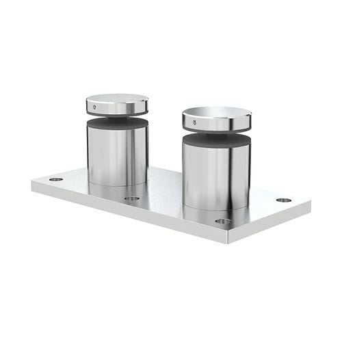 不锈钢玻璃夹 - 50-45 - Shandong Aleader Machinery Manufacturing Co.,Ltd - 板材 / 用于隔墙 / 用于阳台