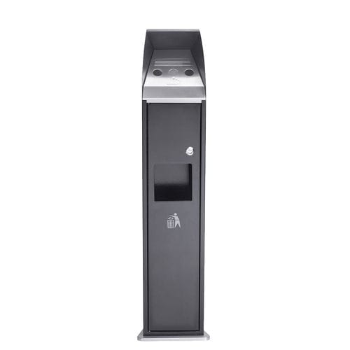 落地烟灰缸 - COMBO TOWER - FEPRO - 电镀钢 / 用于室外 / 公共空间