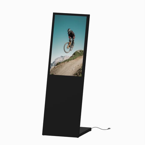 数字布告板 - PLANAVISION SAMSUNG 32" BLACK - FEPRO - 独立式 / 室内 / 钢
