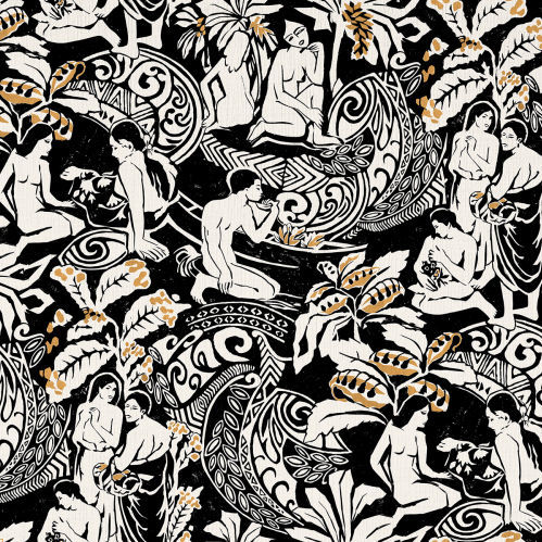 室内装饰面料 - DEMOISELLES IN/OUTDOOR FR - Aldeco Interior Fabrics - 自然图案 / 动物图案 / 印花