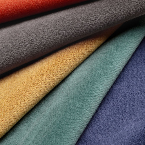 室内装饰面料 - HOPE VELVET EASY CLEAN FR - Aldeco Interior Fabrics - 单色 / 棉质 / 丝绒