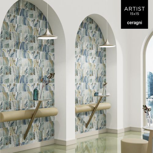 陶瓷砖 - ARTIST | 15x15 - CERAGNI | WALL CERAMIC TILES - 哑光 / 布艺 / 室内