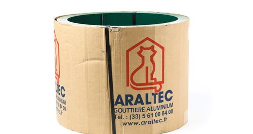 天沟金属板 - ARALTEC - 铝制 / 有色 / 蓝色