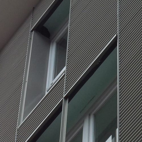 板式立面 - BAÏNE® - ArcelorMittal Building Solutions - 不锈钢 / 电镀钢 / 锌铝合金