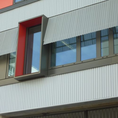 装饰金属板 - CAILLOC - ArcelorMittal Building Solutions - 褶皱 / 铝制 / 电镀钢