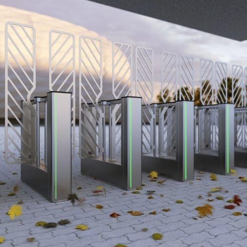 门禁控制自动闸口 - FIRSTLANE PLUS - AUTOMATIC SYSTEMS - 安全 / 不锈钢 / 钢