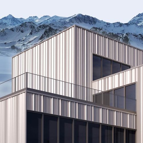 立面板 - GLACE - ATELIERS 3S - 电镀钢 / 不锈钢 / 立式