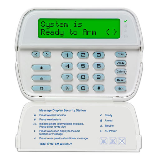 智能家居设备控制键盘 - PK5500 - Digital Security Controls - 壁挂