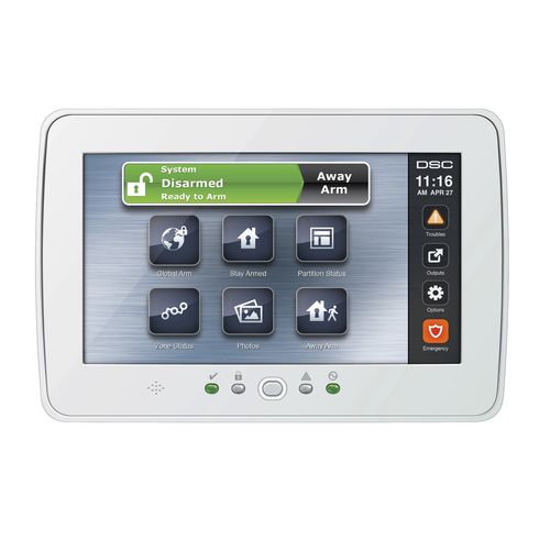智能家居设备控制键盘 - PTK5507 - Digital Security Controls - 壁挂