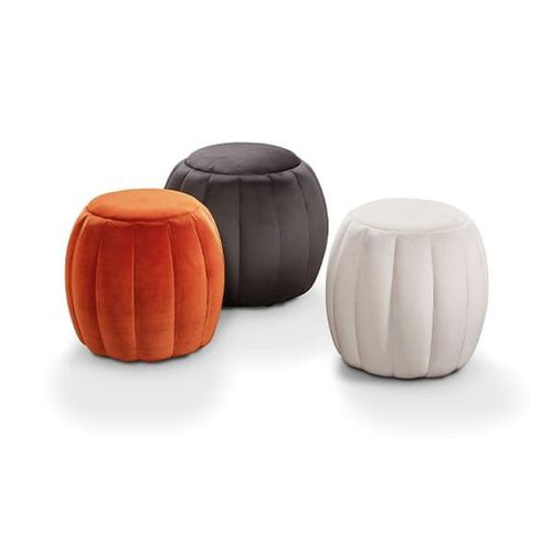 现代风格坐墩 - VBE827 - Voila Spanish Furniture S.L. - 布料 / 圆形 / 商用