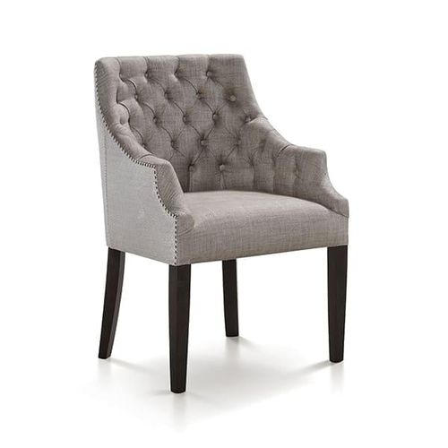 切斯菲尔德古典风格椅子 - VCH421 - Voila Spanish Furniture S.L. - 室内 / 布料 / 实木桌脚