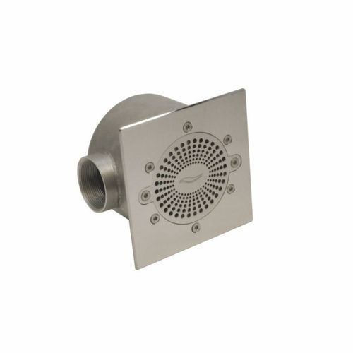 塑料地面存水弯 - Behncke GmbH - 用于游泳池 / 带网格 / 方形