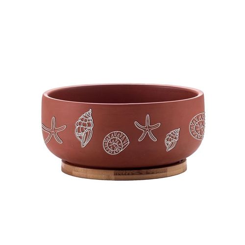 赤陶园艺花盆 - AN0066-13 - Guangzhou Ancooly Gardening LTD - 岛台式 / 圆形 / 家用