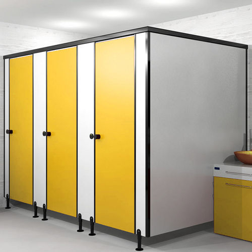 层压板卫生间隔间 - DEBO-Locker-015 - DEBO - HPL / 用于坐便器 / 公共机构用