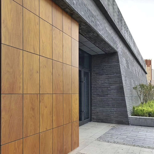 立面板 - DEBO HUWAI-HPL Compact Exterior Nature Wood04 - DEBO - HPL / 立式 / 耐用