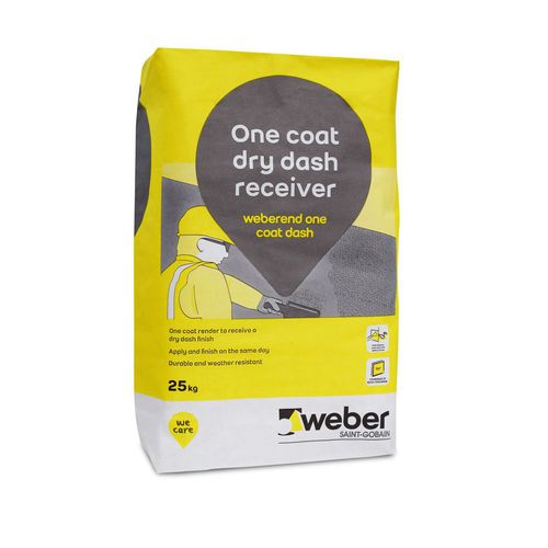装饰涂料 - WEBEREND ONE COAT DASH - Weber - 防护 / 用于堵塞 / 室内