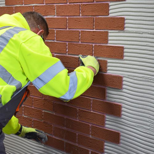 固结砂浆胶合剂 - WEBERWALL BRICK EXTERNAL  - Weber - 用于石工 / 灰色 / 快粘式